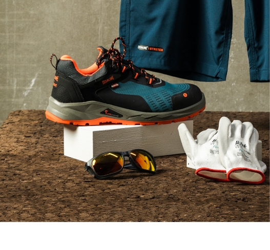 EXTREME STRETCH SLIP ON S3 SRC ESD Bez metalowych elementów Oddychająca, wytrzymała tkanina System SHK dla efektu stabilizacji postawy i kontroli punktu zgięcia